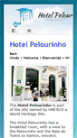 Mobile Screenshot of hotelpelourinho.com