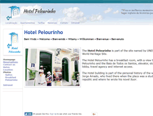 Tablet Screenshot of hotelpelourinho.com